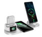 6-in-1 Wireless Charging Station 🪐 Fast Qi-Certified Dock for iPhone & Apple Watch - Samanta Factory