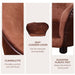 PawHut Dog Sofa Chair with Legs Cushion for XS Dog Cat 68.5x40.5x40.5 cm, Brown - Samanta Factory